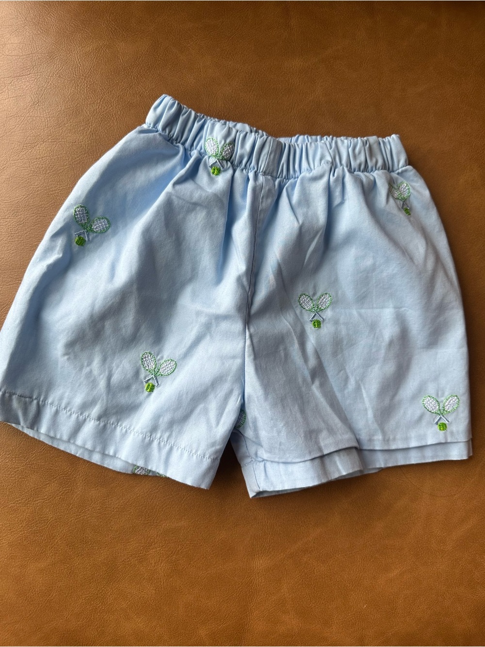 Cecil and Lou tennis embroidered shorts 4T